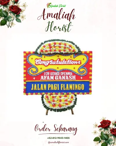 Bunga Papan Congratulation di Baranangsiang